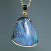 Anniversary Opal Gold Pendant