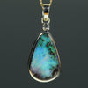 Boulder Opal Yellow Gold Pendant