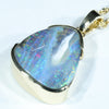 Real Opal Gold Pendant 