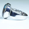 Queensland Boulder Matrix Opal Silver Ring - Size 8 Code CC216