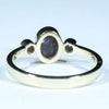 Natural Solid Australian Boulder Opal and Diamond Gold Ring - Size 7.5 Code - EM279J