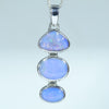 Natural Australian Boulder Opal Silver Pendant  - Australian Opal Shop