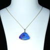 Easy Wear Large Opal Gold Pendant Design