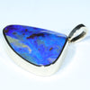 Natural Solid Australian Boulder Opal Gold Pendant (20.5mm x 27mm) Code - Z16