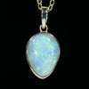 Stunning Crystal Opal Gold Pendant - Australian Opal Shop Gold Coast