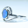 Australian Solid Boulder Opal Silver Ring - Size 9 Code CC405