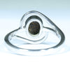 Australian Solid Boulder Opal Silver Ring - Size 8 Code CC201