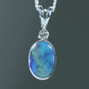 Silver Opal Pendant - Australian Opal Shop - 186 Brisbane Rd, Arundel - Gold Coast