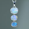 Natural Australian Opal Silver Pendant - Australian Opal Shop Gold Coast