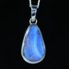 Stunning Silver Natural Solid Queensland Boulder Opal Pendant