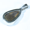 Australian Boulder Opal Silver Pendant with Silver Chain (17mm x 10mm) Code - Y82