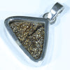 Australian Boulder Opal Silver Pendant with Silver Chain (10mm x 14mm) Code - Y152