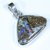 Sterling Silver - Solid Queensland Boulder Opal