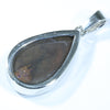 Australian Boulder Opal Silver Pendant with Silver Chain (22mm x 13mm) Code - Y56