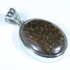 Sterling Silver - Solid Queensland Boulder Opal Matrix