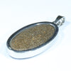 Large Boulder Opal Silver Pendant with Silver Chain (30.5mm x 16mm) Code - Y51