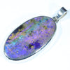 Sterling Silver - Solid Queensland Boulder Opal 