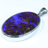 Sterling Silver - Solid Queensland Boulder Opal