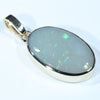 Coober Pedy Dark Opal Gold Pendant (19mm x 12mm) Code - Z18