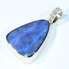 10k Gold - Solid Queensland Boulder Opal - Natural Diamonds