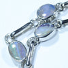 Australian Boulder Opal Silver Bracelet 16.5cm - 18cm Code  CC40