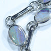 Australian Boulder Opal Silver Bracelet 16.5cm - 18cm Code  CC40