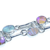 Australian Boulder Opal Silver Bracelet 16.5cm - 18cm Code  CC41