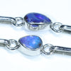 Australian Boulder Opal Silver Bracelet 16cm - 18cm Code  CC32