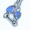 Australian Boulder Opal Silver Bracelet 16cm - 18cm Code  CC32