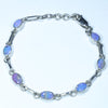 Silver Opal Bracelet - Australian Opal Shop Gold Coast