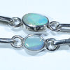 Australian Boulder Opal Silver Bracelet 16cm - 18cm Code  CC35