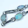 Australian Boulder Opal Silver Bracelet 16cm - 18cm Code  CC35