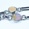 Australian Boulder Opal Silver Bracelet 16cm - 18cm Code  CC36