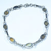 Silver Opal Bracelet  - Australian Opal Shop - Gold Coast