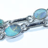 Australian Boulder Opal Silver Bracelet 16cm - 18cm Code  CC38