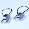 Australian Boulder Opal Silver Earring (11mm x 7mm) Code - V17