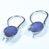 Australian Boulder Opal Silver Earring (11mm x 7mm) Code - V17