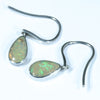 Australian Boulder Opal Silver Earring (10mm x 8mm) Code - SS640