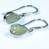 Australian Boulder Opal Silver Earring (10mm x 8mm) Code - SS640