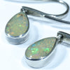 Australian Boulder Opal Silver Earring (10mm x 8mm) Code - SS640