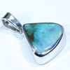 Queensland  Boulder Opal Silver Pendant with Silver Chain (12mm x 11.5mm) Code - Y244