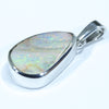 Queensland Boulder Opal Silver Pendant with Silver Chain (15mm x 10mm) Code - Y225