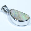 Queensland Boulder Opal Silver Pendant with Silver Chain (15mm x 10mm) Code - Y225