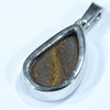 Queensland Boulder Opal Silver Pendant with Silver Chain (15mm x 10mm) Code - Y225