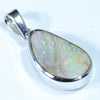 Queensland Boulder Opal Silver Pendant with Silver Chain (15mm x 10mm) Code - Y225