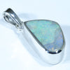 Queensland Boulder Opal Silver Pendant with Silver Chain (15.5 mm x 10mm) Code - Y238