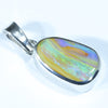 Queensland Boulder Opal Silver Pendant with Silver Chain (13mm x 8mm) Code - Y212