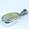 Queensland Boulder Opal Silver Pendant with Silver Chain (13mm x 8mm) Code - Y212