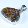 Sterling Silver - Solid Queensland Boulder Opal Matrix