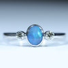 Opal Birthstone Silver Ring for October - Australian Opal Shop - Gold Coast